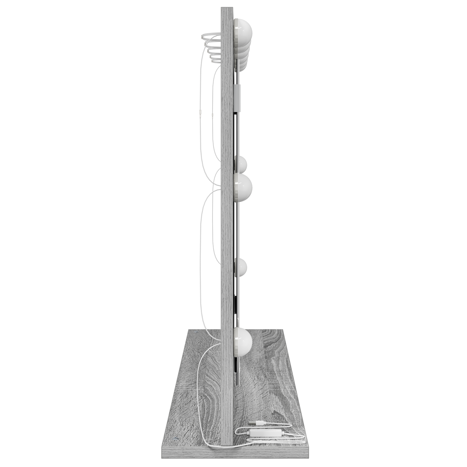 Specchio da Toeletta Grigio Sonoma Legno truciolato 80 x 55 x 18 cm