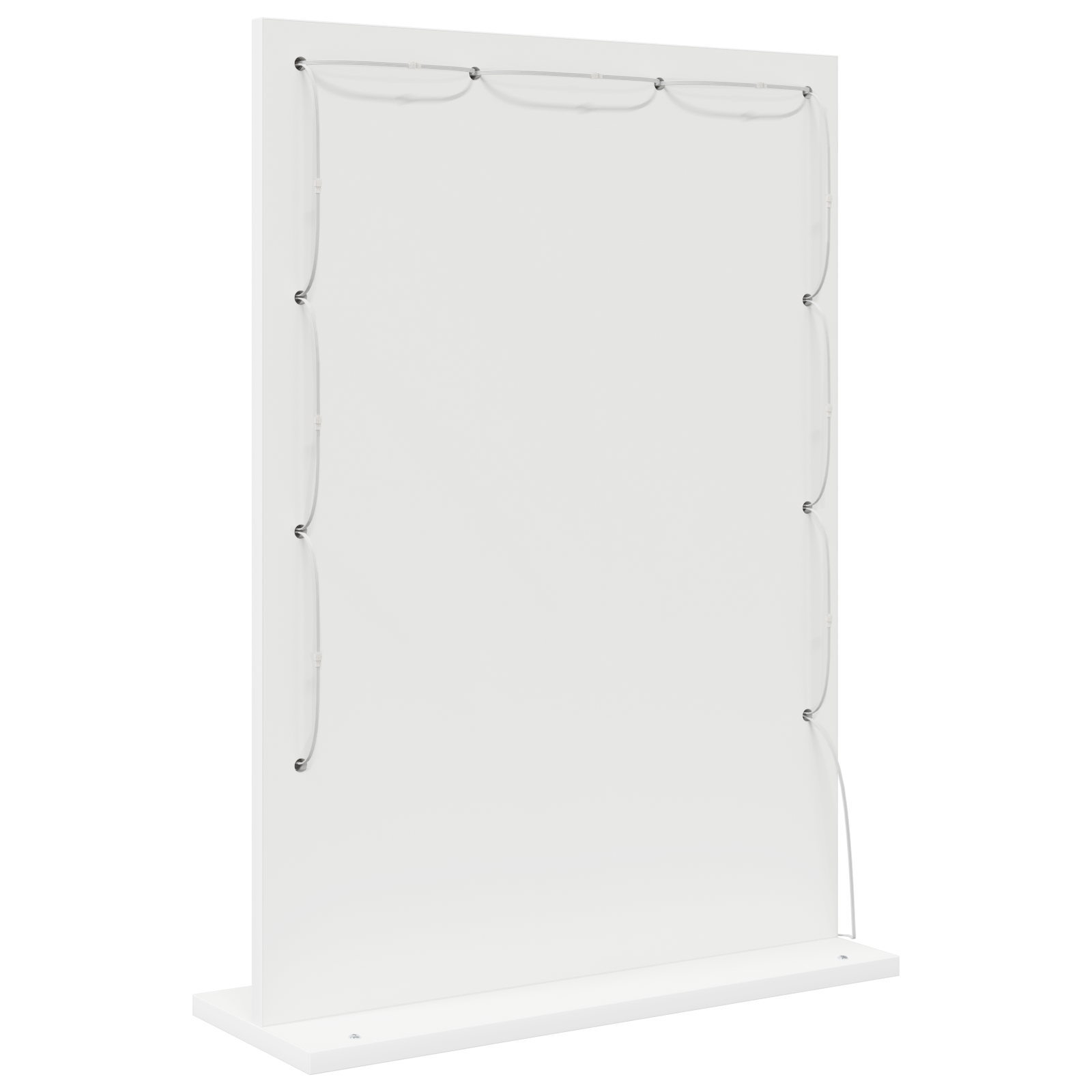 Specchio da Toeletta con Luci LED Bianco 70x50x18 cm