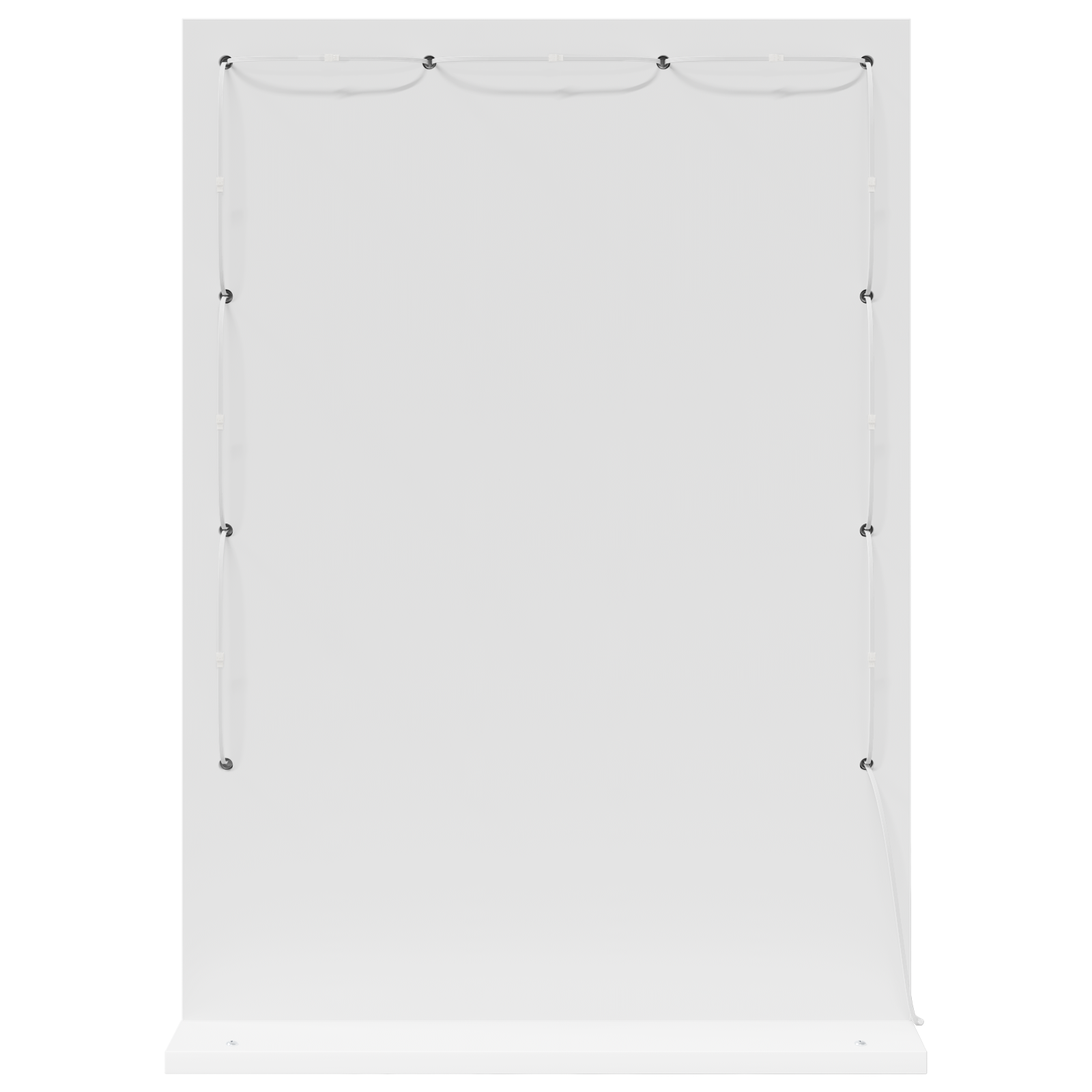 Specchio da Toeletta con Luci LED Bianco 70x50x18 cm
