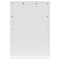 Specchio da Toeletta con Luci LED Bianco 70x50x18 cm