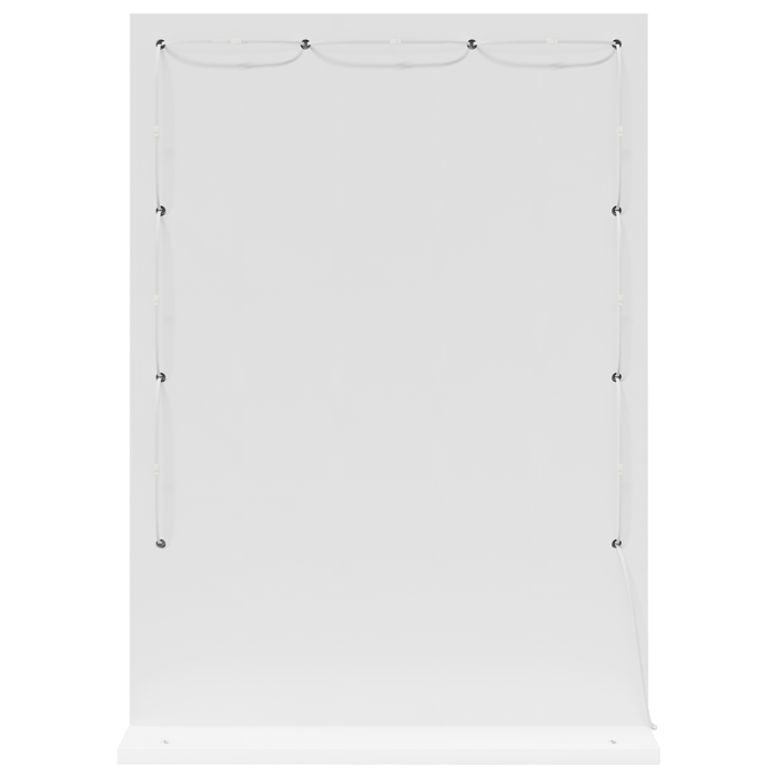 Specchio da Toeletta con Luci LED Bianco 70x50x18 cm