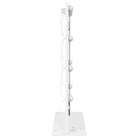 Specchio da Toeletta con Luci LED Bianco 70x50x18 cm