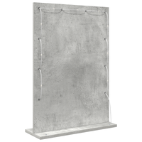 Specchio da Toeletta Grigio Cemento Cemento 70 x 50 x 18 cm