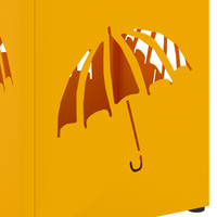 Portaombrelli Giallo senape Metallo Compatto Intarsi decorativi