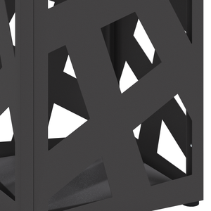 portaombrelli Nero Metallo Medio Motivo Portaombrelli