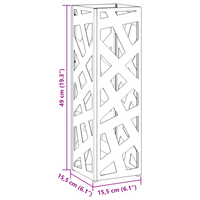 Portaombrelli Antracite Metallo Media Durevole Portaombrello