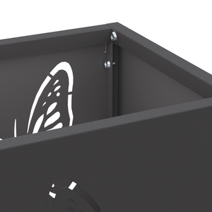 Portaombrelli Nero Metallo Medio Decorativo Portaombrelli Nero