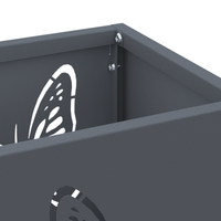 Portaombrelli Antracite Metallo Medio Motivo Portaombrelli