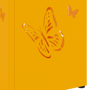 Portaombrelli Giallo Senape Metallo Standard Intarsi Decorativi