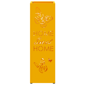 Portaombrelli Giallo Senape Metallo Standard Intarsi Decorativi