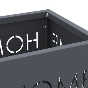 Portaombrelli Antracite Metallo Media Intarsi Decorativi