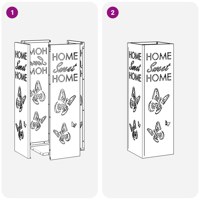 Portaombrelli Verde Oliva Metallo Standard Motivo Portaombrelli