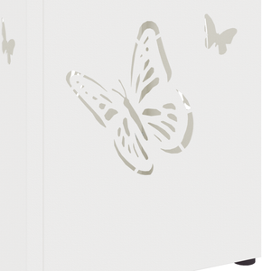 Portaombrelli Bianco Metallo Standard Resistente Portaombrelli