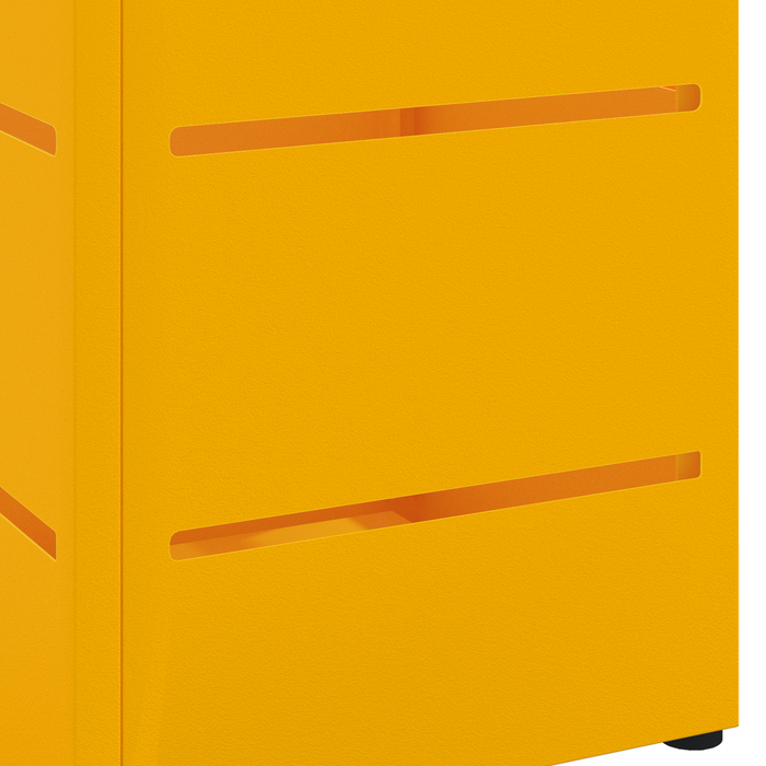 Portaombrelli Giallo senape Metallo Standard Portaombrelli