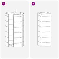 Portaombrelli Verde oliva Metallo Medio Portaombrelli