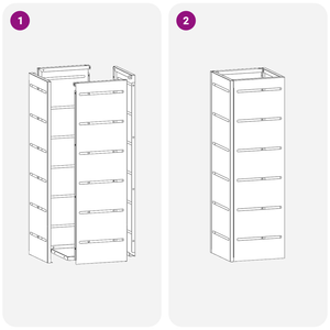 Portaombrelli Verde oliva Metallo Medio Portaombrelli
