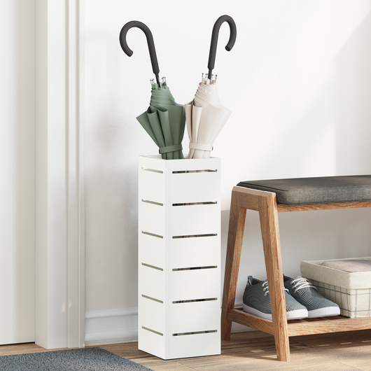 Portaombrelli Bianco Legno Standard Portaombrelli Moderno
