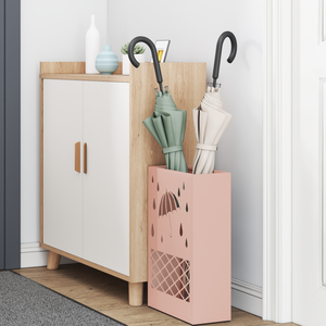 Portaombrelli Rosa Metallo Media Design Decorativo