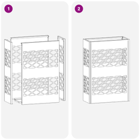 Portaombrelli Nero Acciaio Verniciato a Polvere Standard Durevole