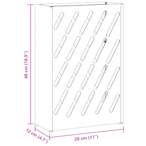 Portaombrelli Antracite Metallo Medio Portaombrelli