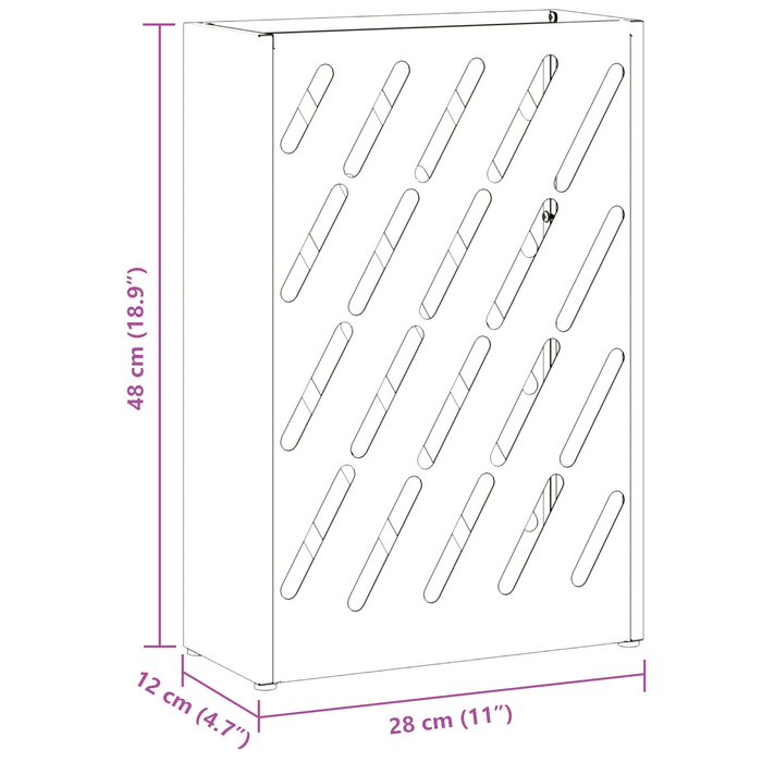 Portaombrelli Verde oliva Metallo Standard Portaombrelli