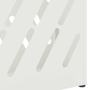 Portaombrelli Bianco Metallo Compatto Intarsi decorativi