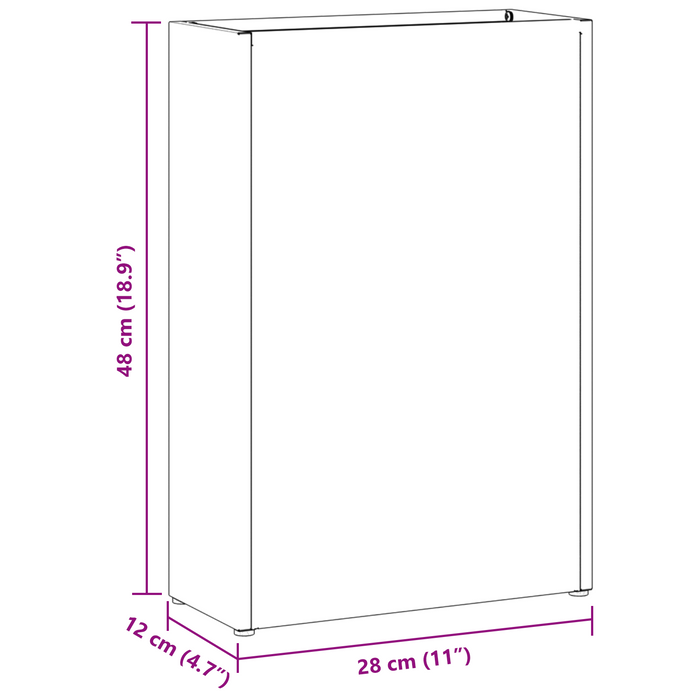 Portaombrelli Giallo senape Metallo Compatto Portaombrelli
