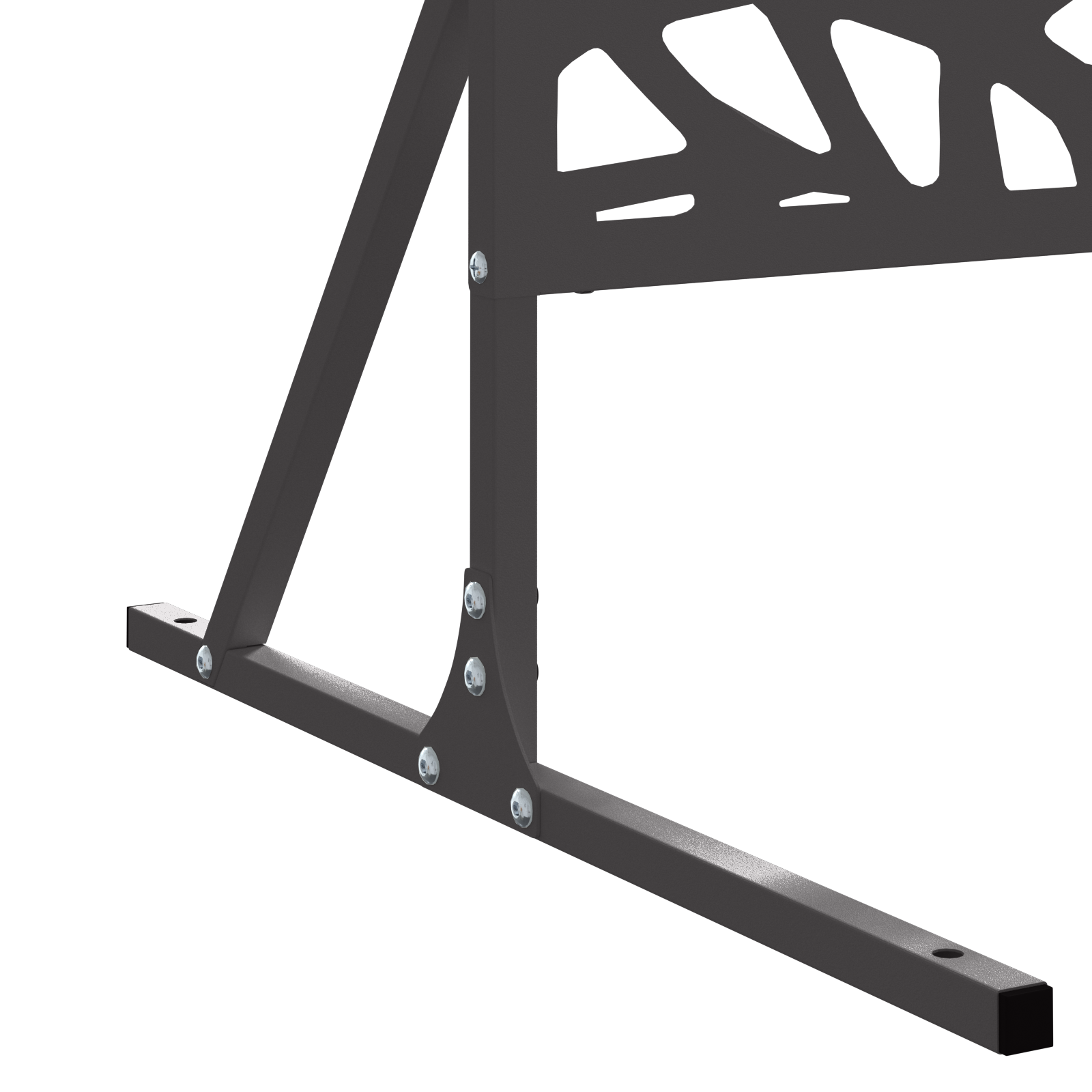 Pannello di recinzione in metallo Nero Acciaio verniciato a polvere