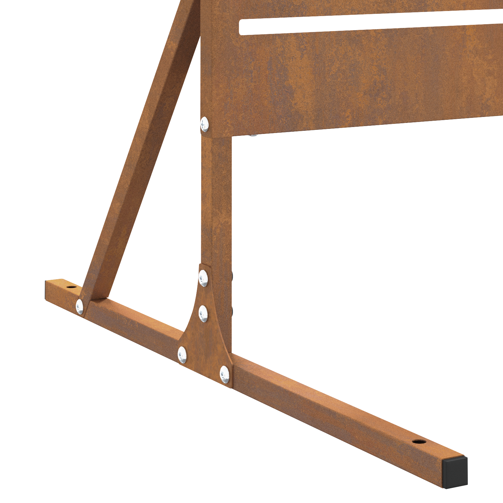 Schermo Privacy 180 cm Acciaio Resistente agli Agenti Atmosferici