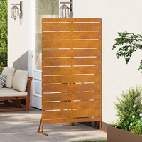 Schermo Privacy 180 cm Acciaio Resistente agli Agenti Atmosferici