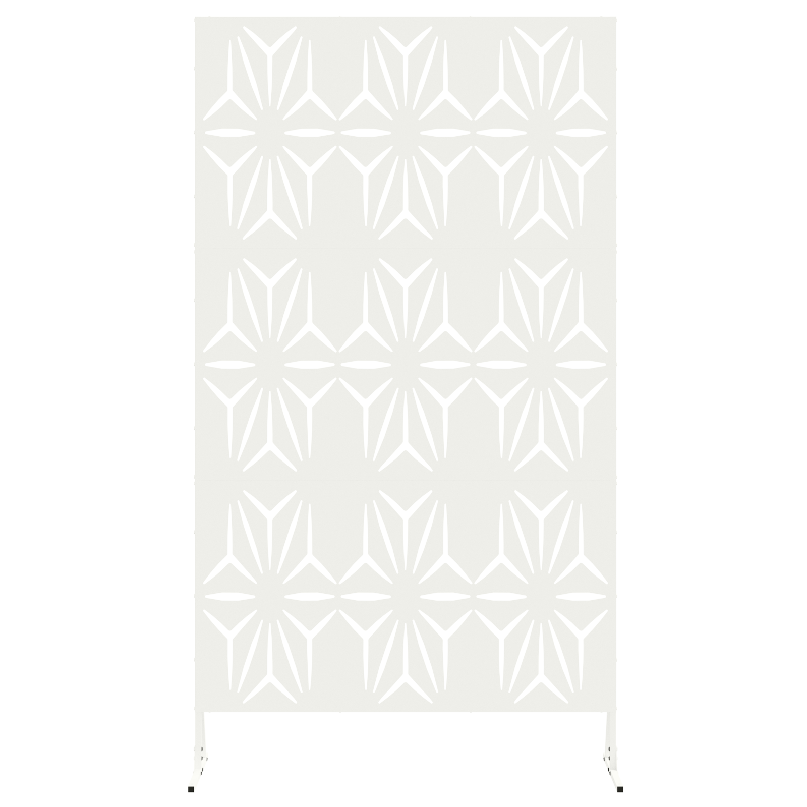 Pannello Fessura Metallico Bianco Metallo Grande