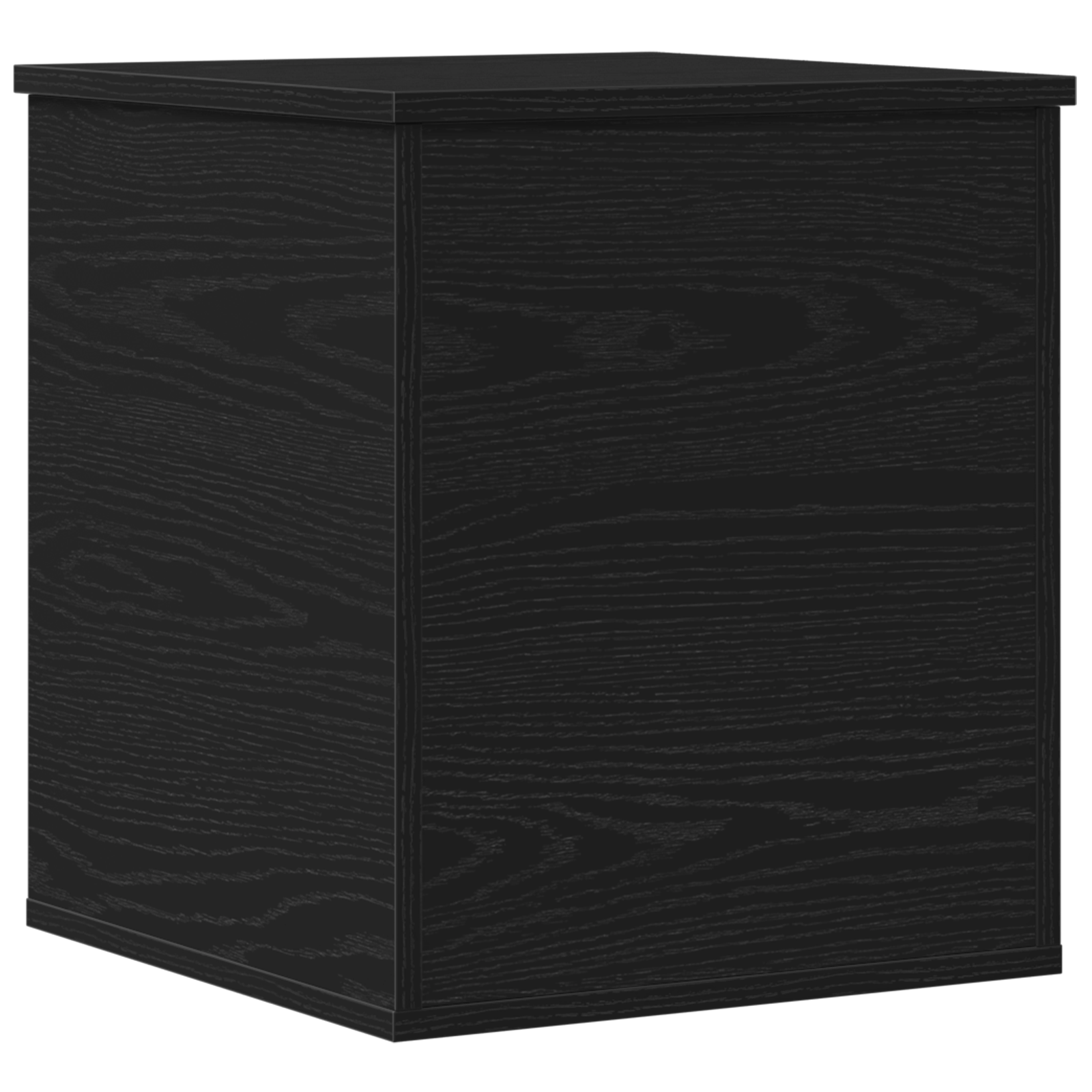 Scatola di Stoccaggio  in Rovere Nero 40x42x46 cm in Legno Ingegnerizzato