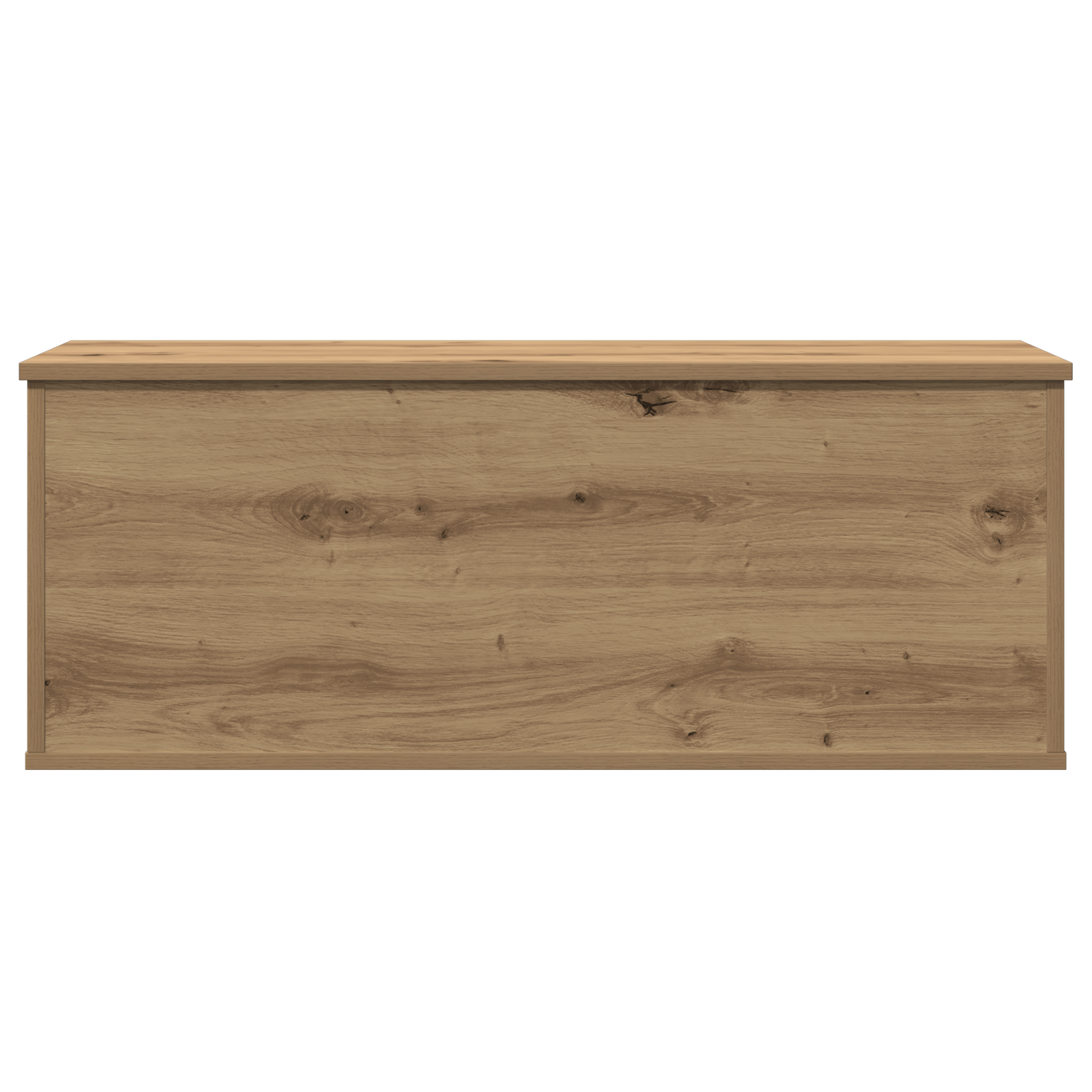 Scatola portaoggetti  in rovere artigianale 90x35x35 cm in legno