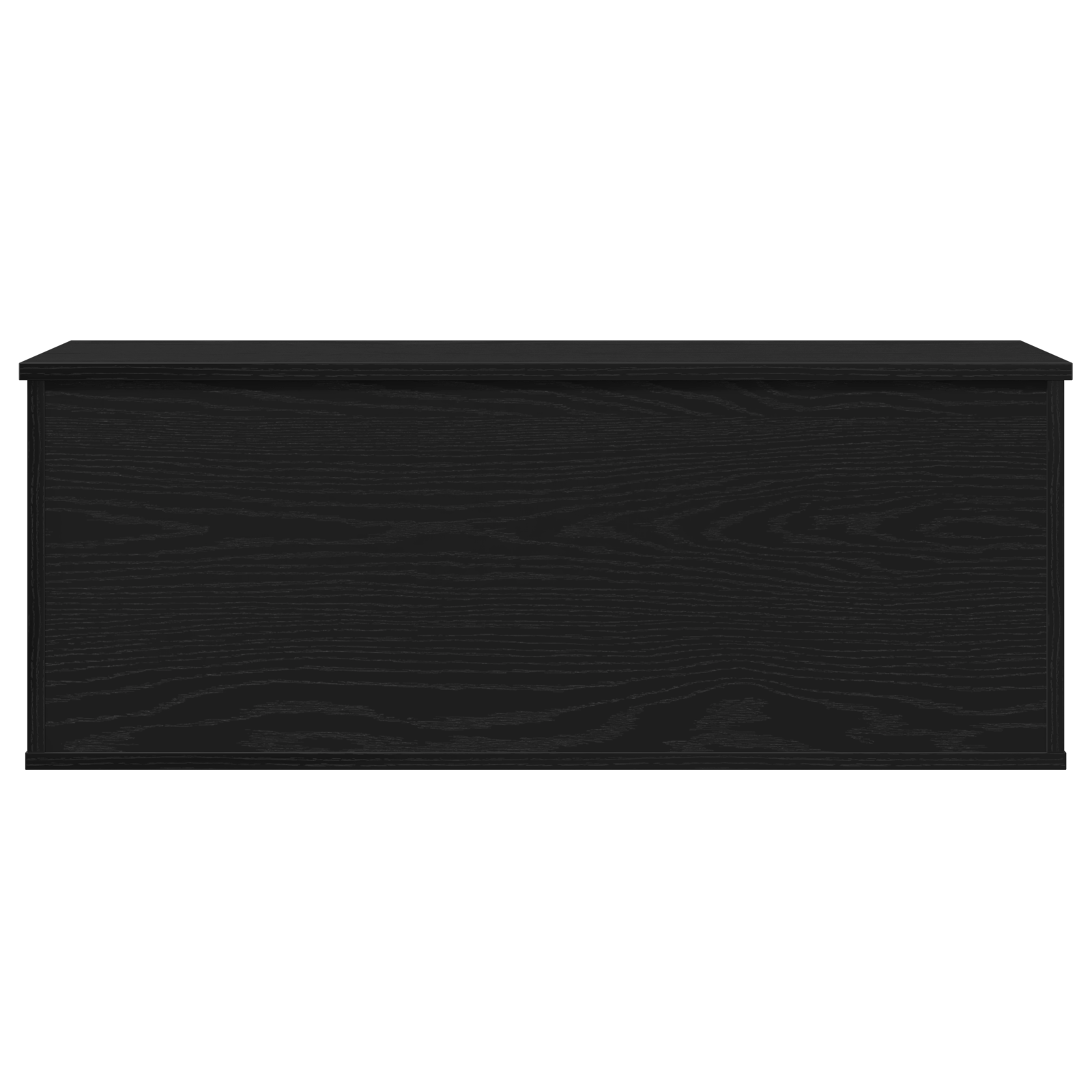 Scatola di Stoccaggio in Rovere Nero 90x35x35 cm in Legno Ingegnerizzato di