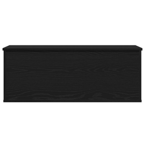 Scatola di Stoccaggio in Rovere Nero 90x35x35 cm in Legno Ingegnerizzato di