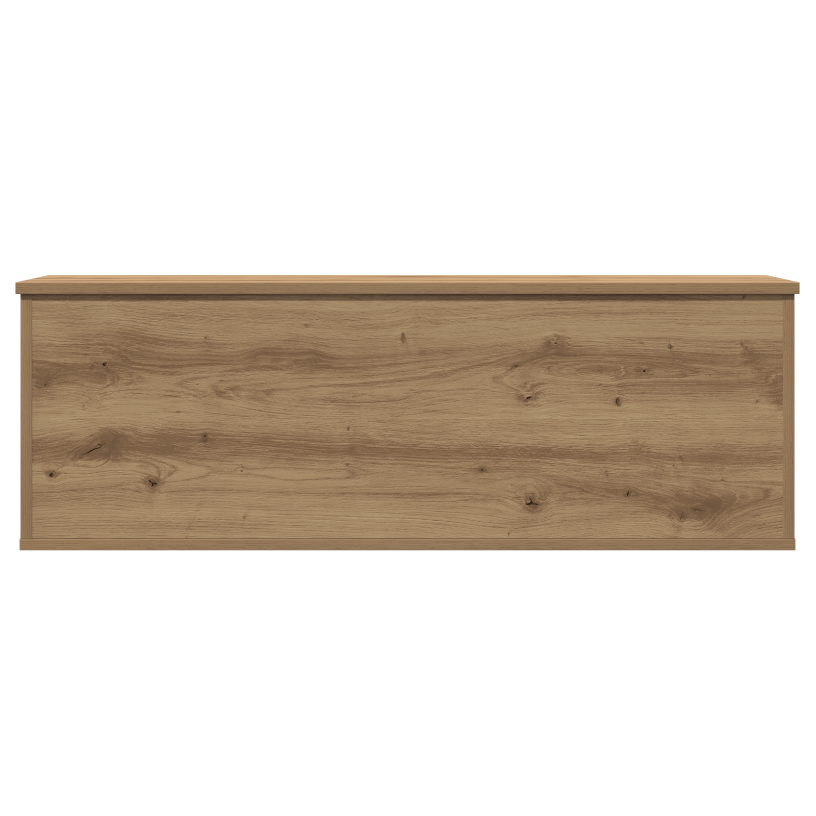 Scatola di Stoccaggio per la vitaXL in Rovere Artigianale 102x35x35 cm in Legno Ingegnerizzato