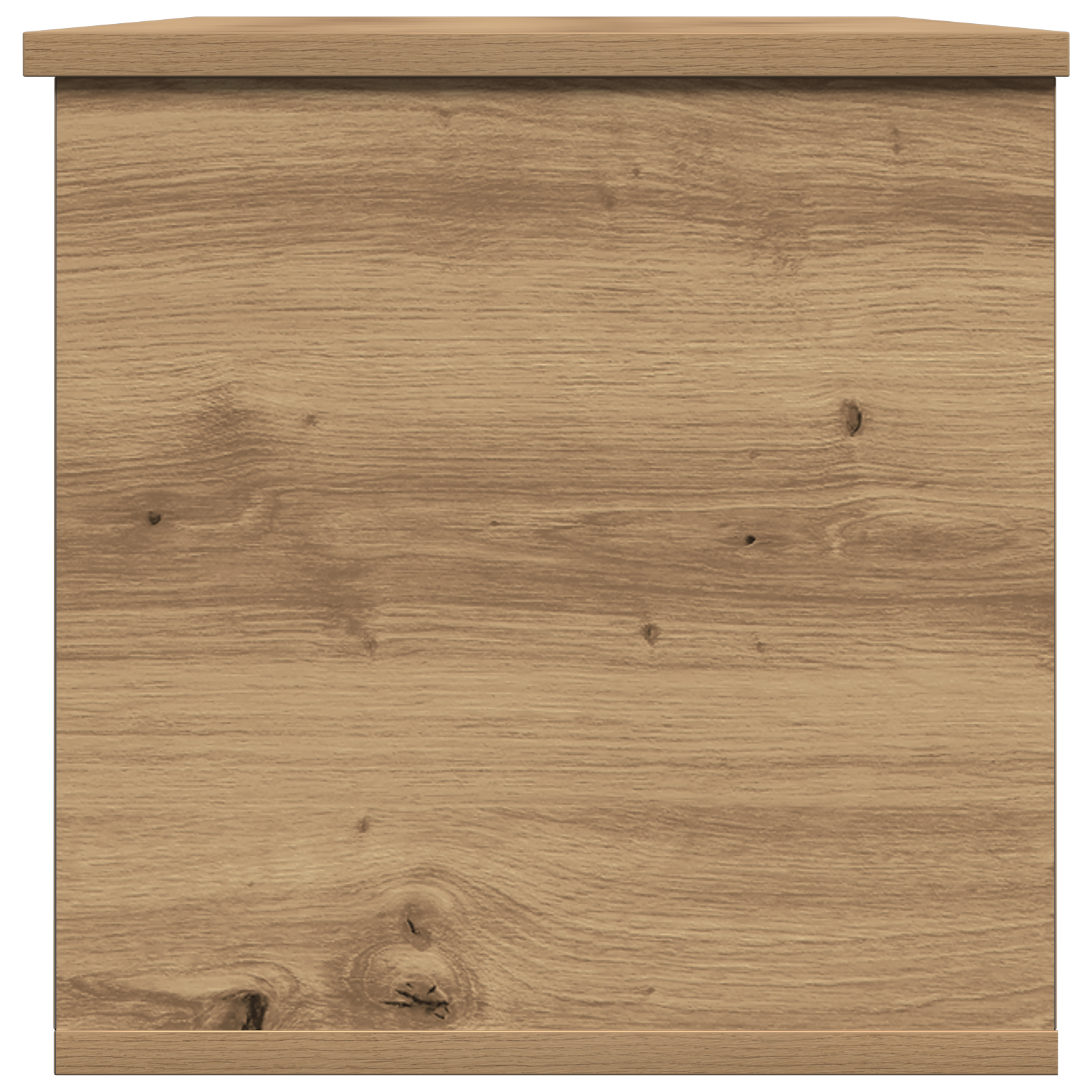 Scatola di Stoccaggio per la vitaXL in Rovere Artigianale 102x35x35 cm in Legno Ingegnerizzato