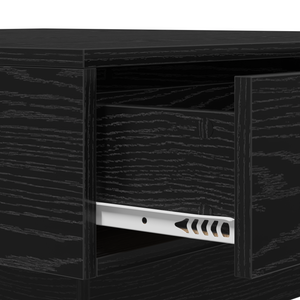 Tavolino da Caffè Rovere nero Legno ingegnerizzato 90 x 90 x 28 cm