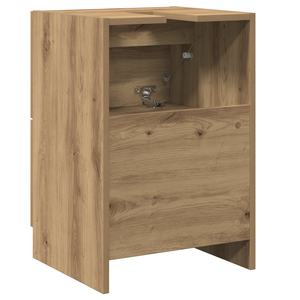 Mobile Lavabo Rovere Artigianale 40x37x59 cm Legno ingegnerizzato