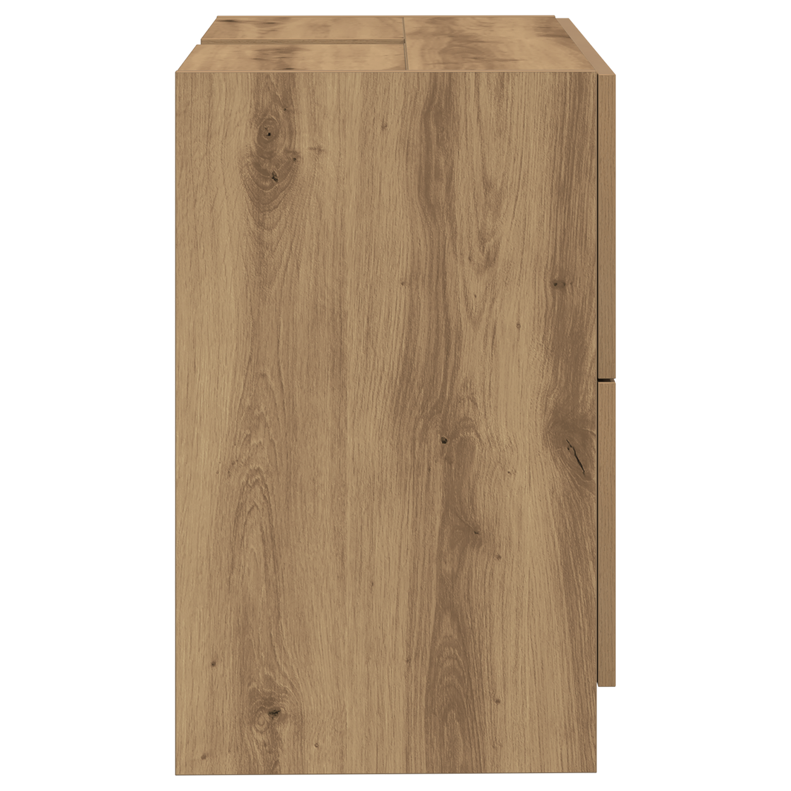 Mobile da Lavabo Rovere Artigianale 78x37x59 cm Legno Ingegnerizzato