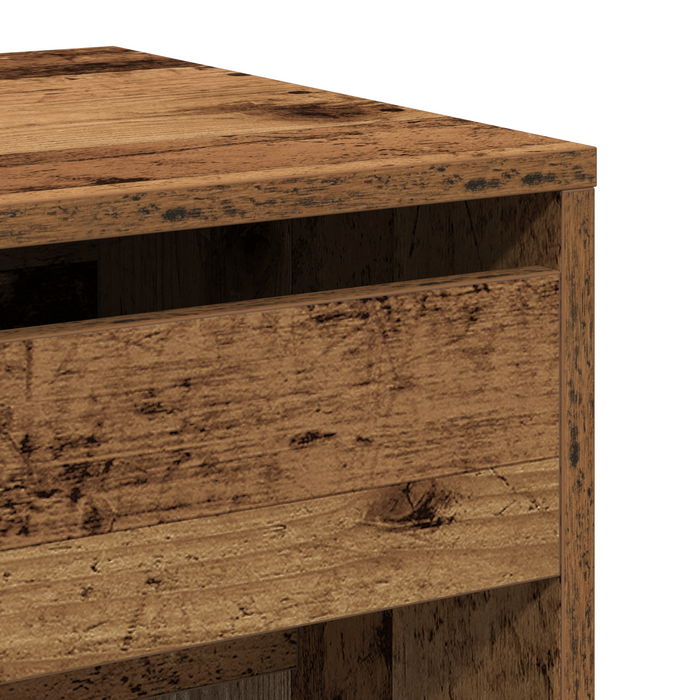 Toeletta  con Specchio in Legno Vecchio in Legno Ingegnerizzato