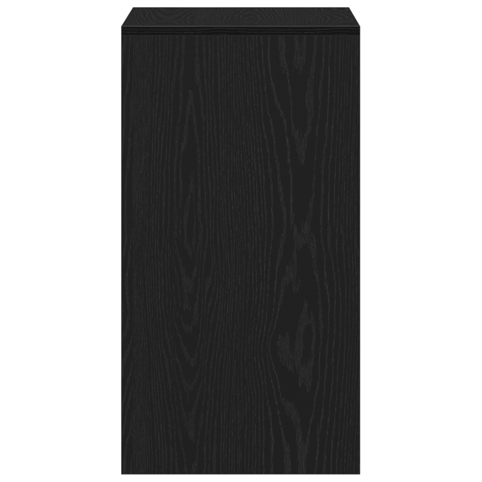 Tavolo da trucco con specchio in legno ingegnerizzato nero