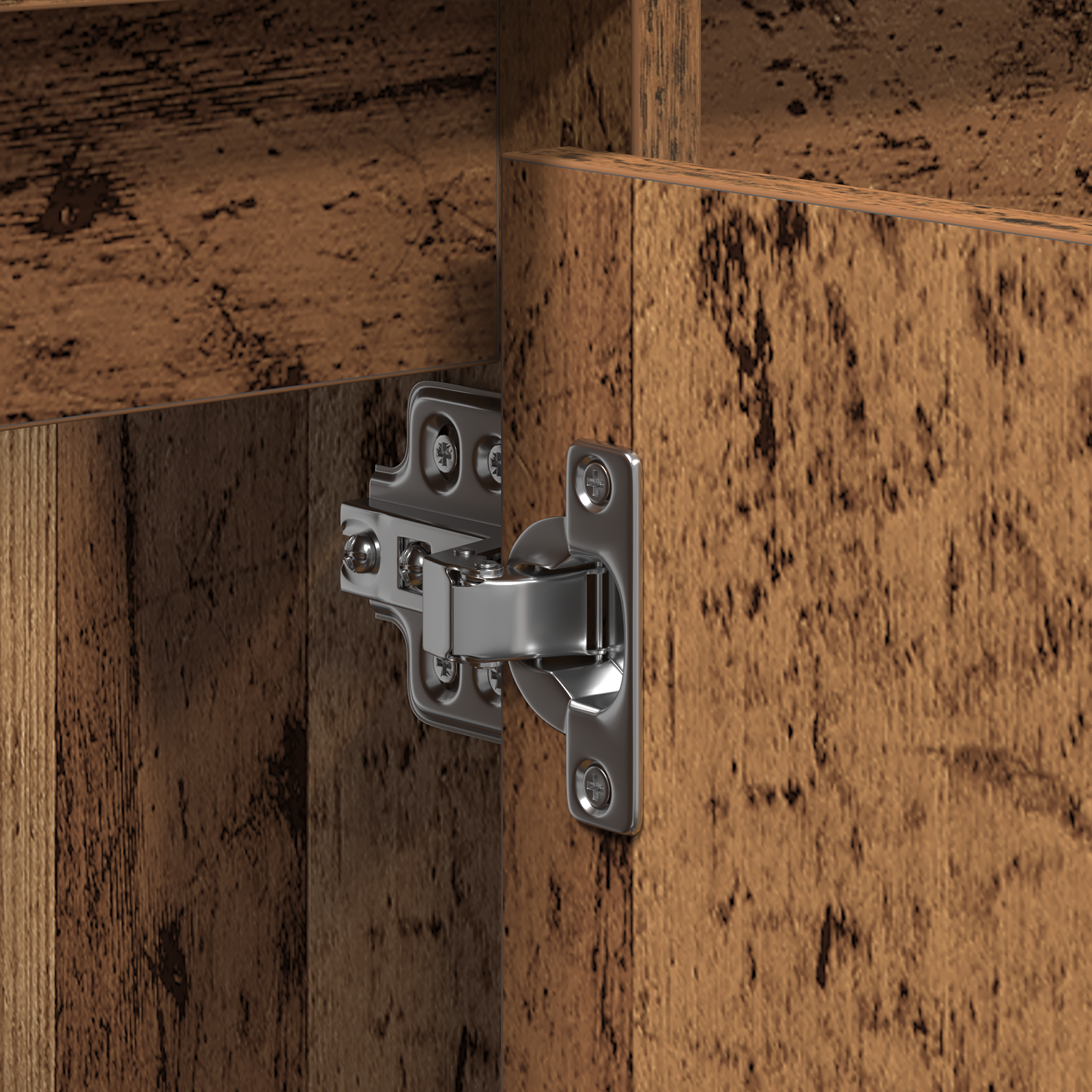 Mobile lavabo da bagno Legno antico 91x35x60 cm Legno ingegnerizzato