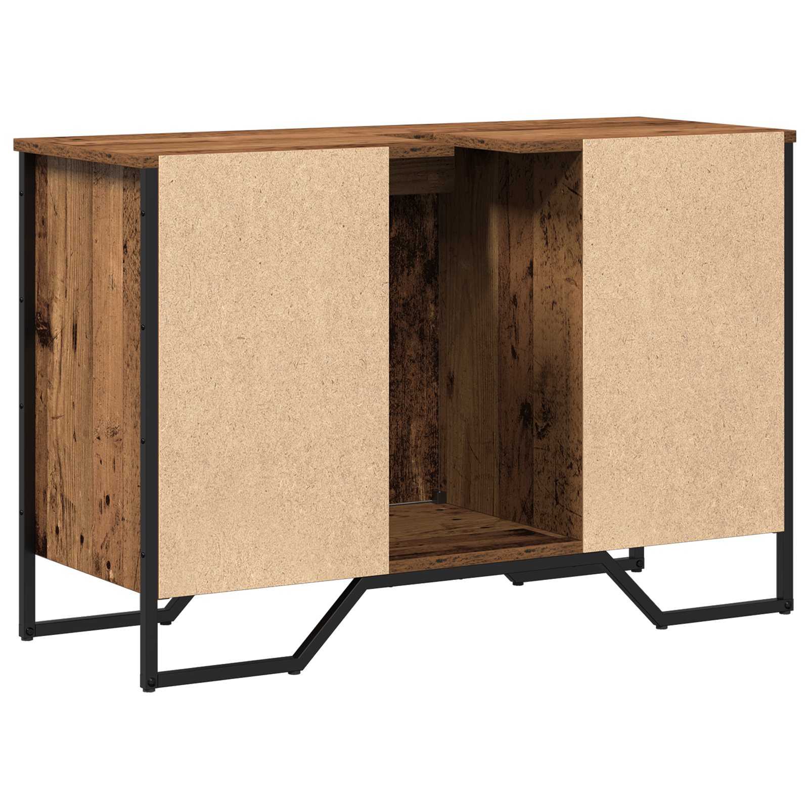Mobile lavabo da bagno Legno antico 91x35x60 cm Legno ingegnerizzato