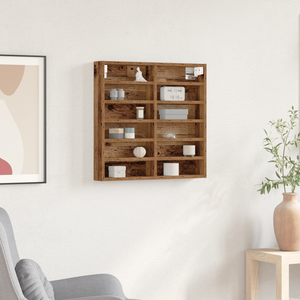 Vetrina in Legno D'epoca 60x8,5x58 cm Legno Ingegnerizzato