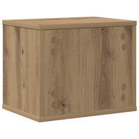 Organizer per Scrivania Rovere Artigianale 36x26x29.5 cm Legno Compensato