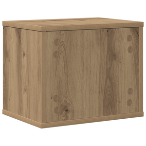 Organizer per Scrivania Rovere Artigianale 36x26x29.5 cm Legno Compensato