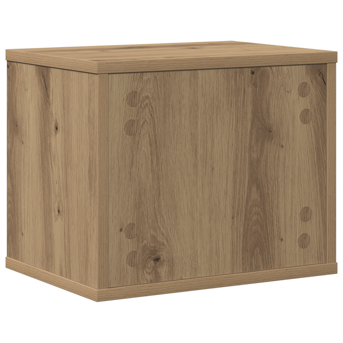 Organizer per Scrivania Rovere Artigianale 36x26x29.5 cm Legno Compensato