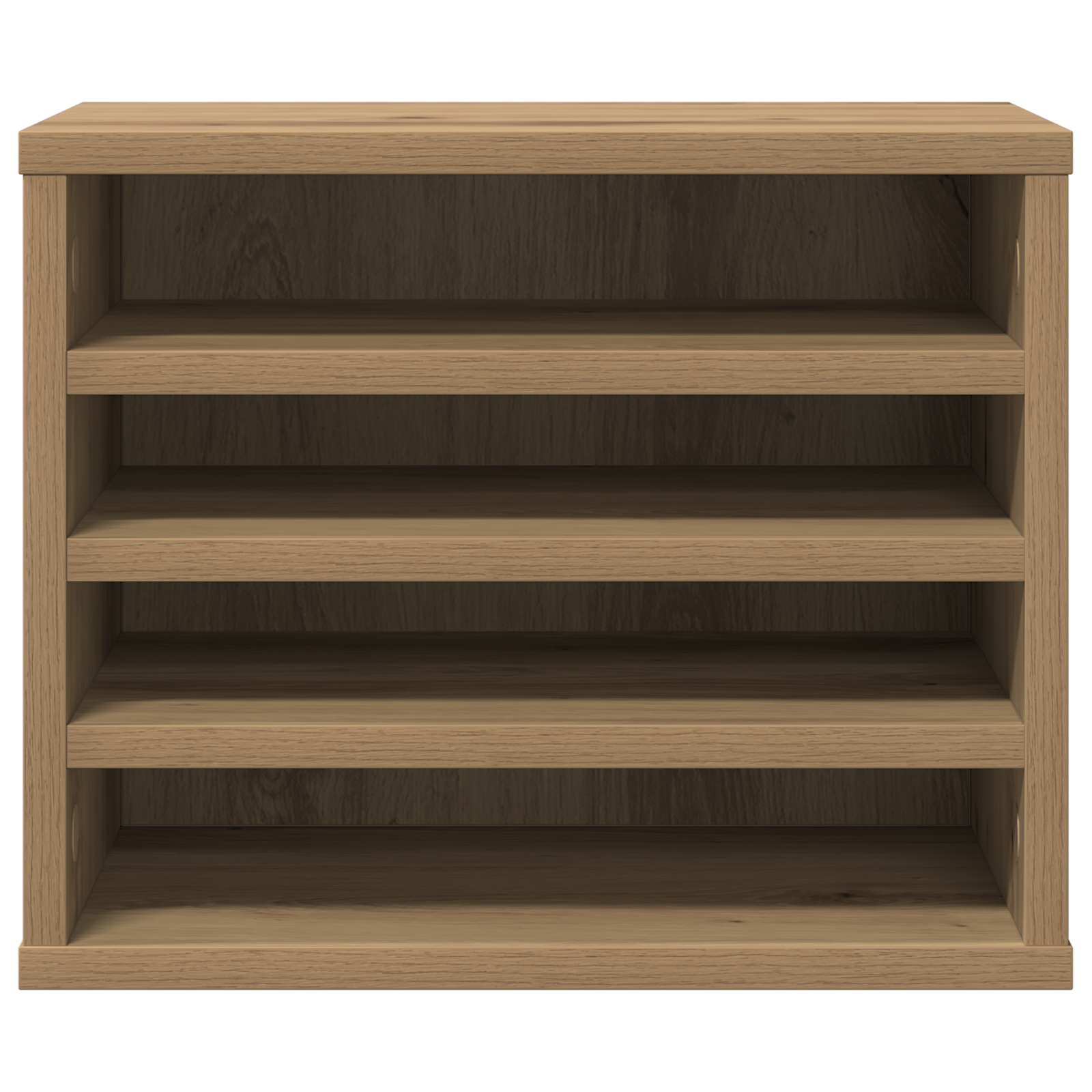 Organizer per Scrivania Rovere Artigianale 36x26x29.5 cm Legno Compensato