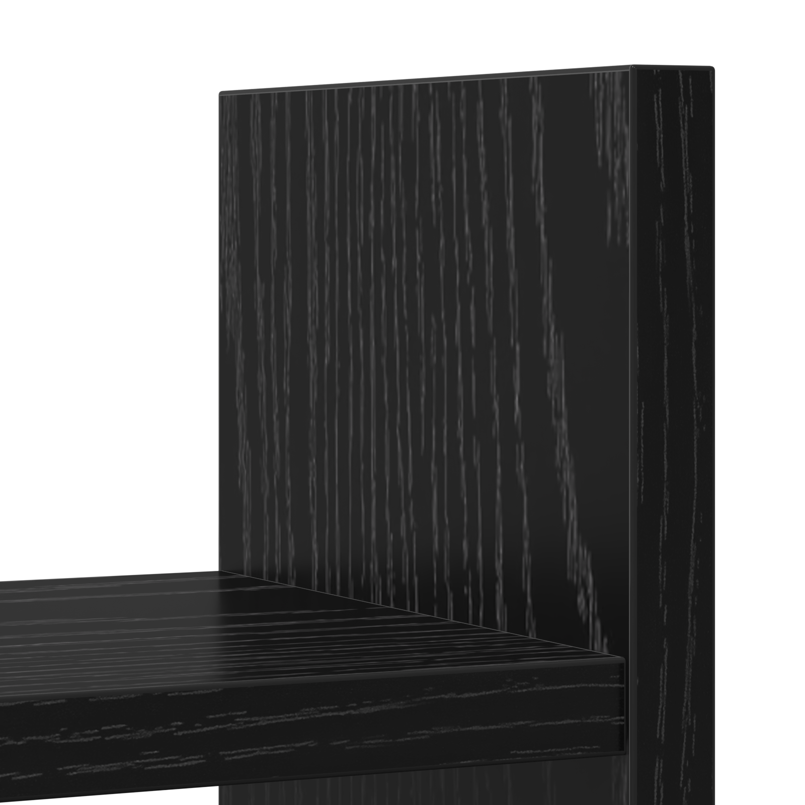 Organizzatore da Scrivania Rovere Nero 50x15.5x35.5 cm